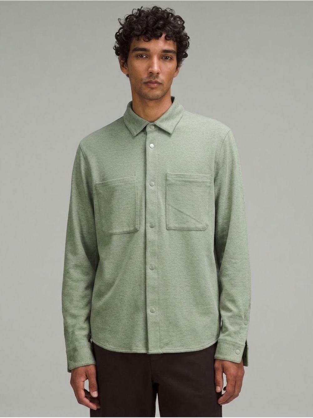 Lululemon Soft Knit Men's Casual Button-Up Shirt Jacket S